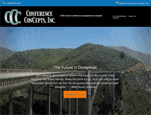 Tablet Screenshot of conferenceconcepts.com